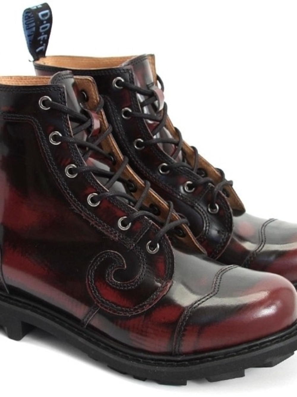 Fluevog Derby Swirl Boots